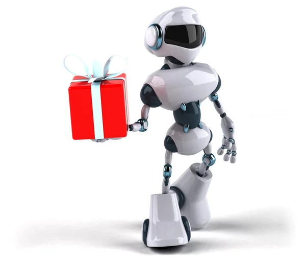 Fun cartoon Robot — Stock Photo, Image