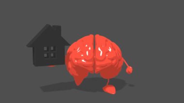 Eğlenceli çizgi film beyin