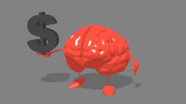 Eğlenceli çizgi film beyin