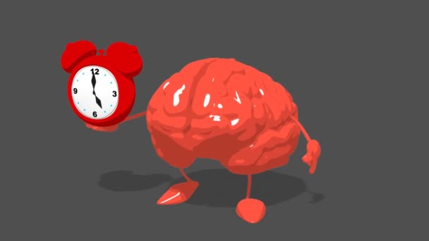 Amusant cerveau dessin animé 