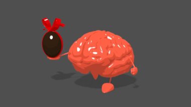 Eğlenceli çizgi film beyin