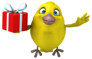 Eğlenceli çizgi film kuş