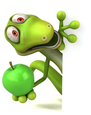 Eğlenceli çizgi film kertenkele