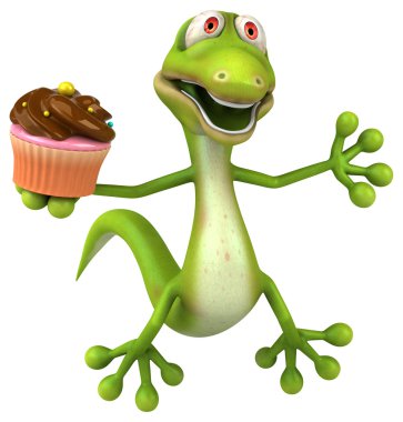 Eğlenceli çizgi film kertenkele