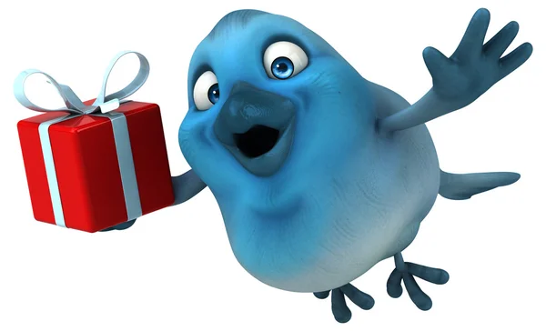 Веселий мультфільм Синій птах — стокове фото