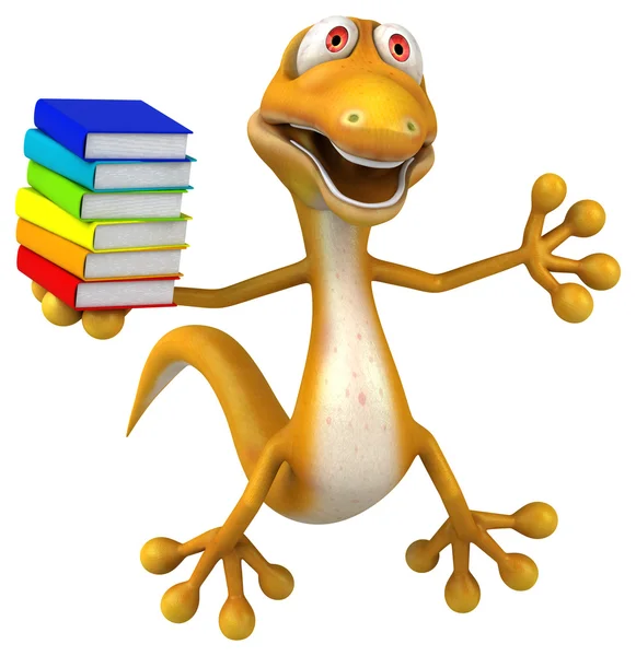 Fun cartoon lizard — Stock Photo, Image