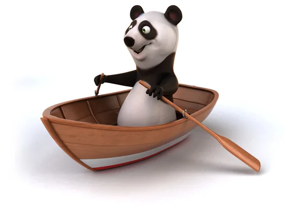 Leuke cartoon panda — Stockfoto