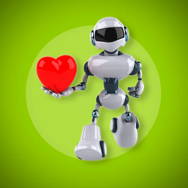 Fun cartoon Robot — Stock Photo, Image