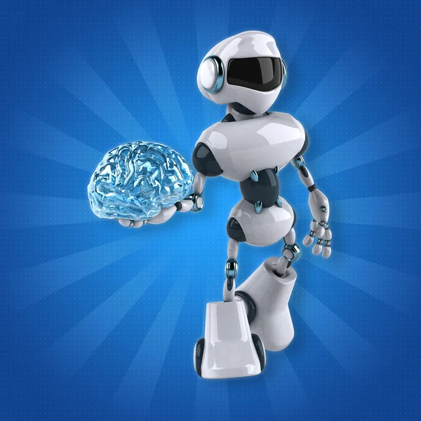 Fun cartoon Robot — Stock Photo, Image