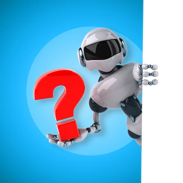 Leuke cartoon robot — Stockfoto