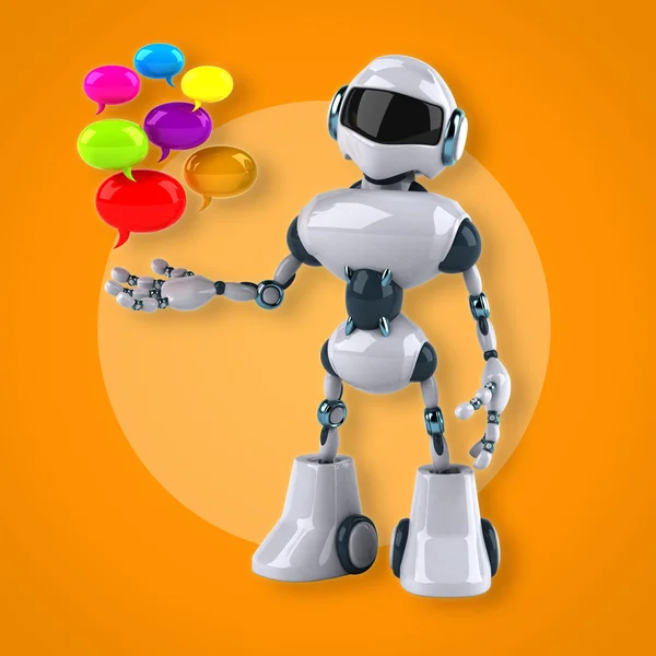 Fun cartoon Robot — Stock Photo, Image