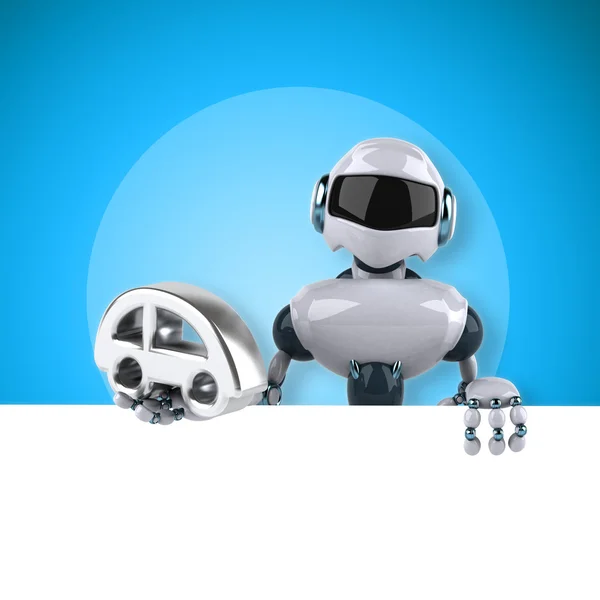 Leuke cartoon robot — Stockfoto