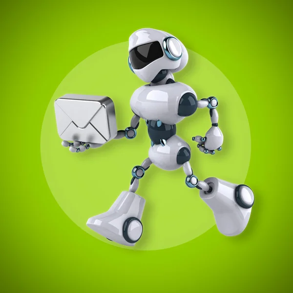 Fun cartoon Robot — Stock Photo, Image