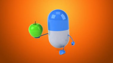 Eğlenceli çizgi film hap