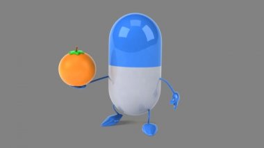 Eğlenceli çizgi film hap