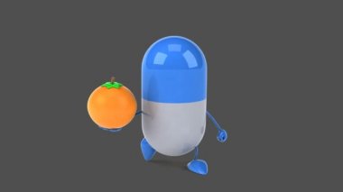 Eğlenceli çizgi film hap