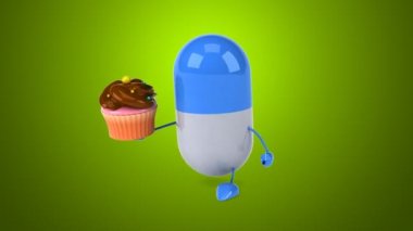 Eğlenceli çizgi film hap