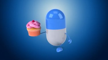 Eğlenceli çizgi film hap