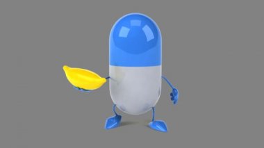 Eğlenceli çizgi film hap