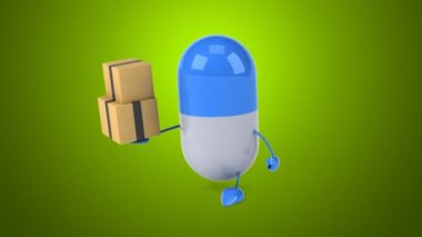 Eğlenceli çizgi film hap