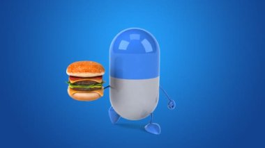 Eğlenceli çizgi film hap