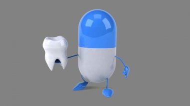 Eğlenceli çizgi film hap