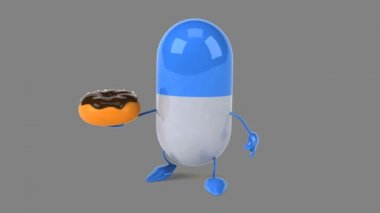 Eğlenceli çizgi film hap