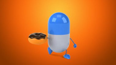 Eğlenceli çizgi film hap