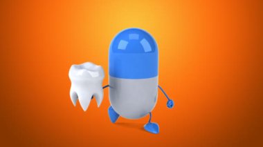 Eğlenceli çizgi film hap