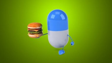 Eğlenceli çizgi film hap