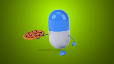 Eğlenceli çizgi film hap