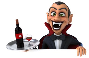 Eğlenceli çizgi film Vampire