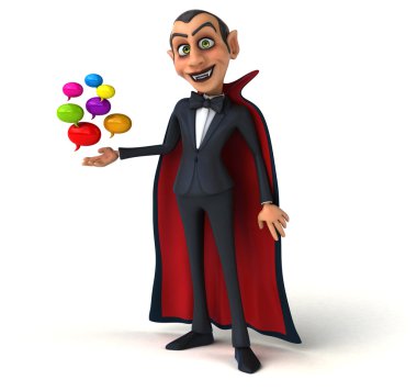 Eğlenceli çizgi film Vampire
