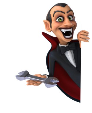 Eğlenceli çizgi film Vampire