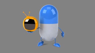 Eğlenceli çizgi film hap 