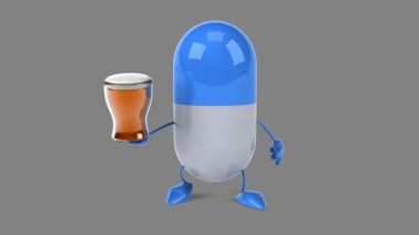 Eğlenceli çizgi film hap 