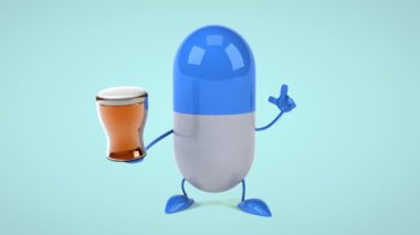 Eğlenceli çizgi film hap 