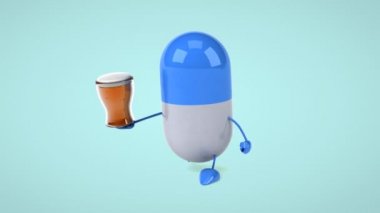 Eğlenceli çizgi film hap 