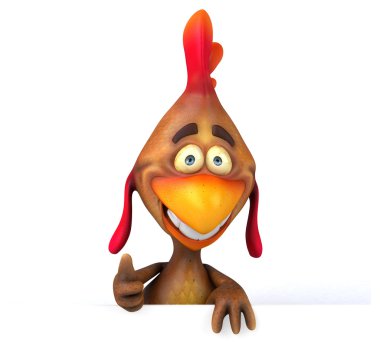 Eğlenceli çizgi film tavuk