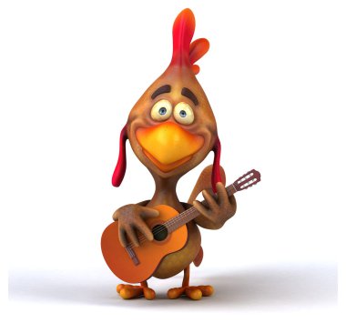 Eğlenceli çizgi film tavuk