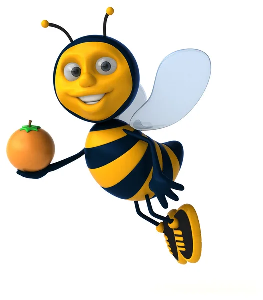 Roliga tecknade bee — Stockfoto