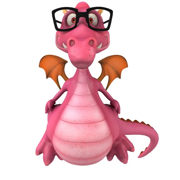 Roliga tecknade dragon — Stockfoto