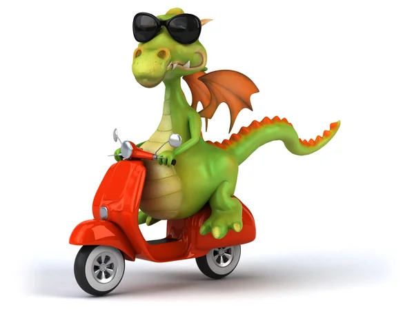 Fun cartoon dragon — Stock Photo, Image