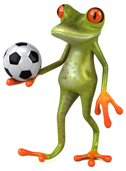 Spaß Cartoon-Frosch — Stockfoto