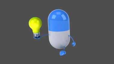 Eğlenceli çizgi film hap