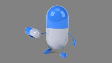 Eğlenceli çizgi film hap