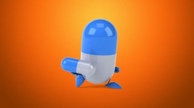 Eğlenceli çizgi film hap