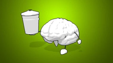 Eğlenceli çizgi film beyin