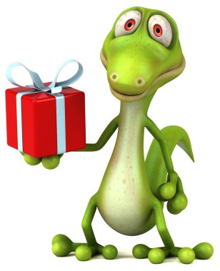 Eğlenceli çizgi film kertenkele