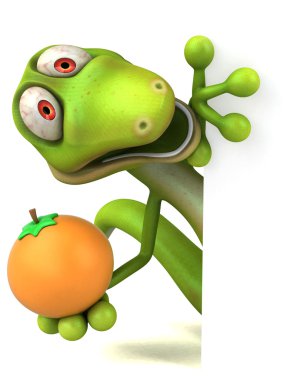 Eğlenceli çizgi film kertenkele